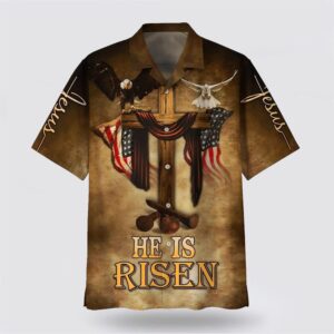 Christian Hawaiian Shirt, He Is Risen…