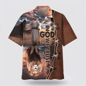 Christian Hawaiian Shirt, In God We…