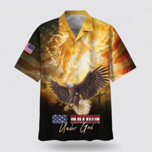 Independence Day American Flag One Nation Under God Eagle Christian Faith Hawaiian Shirt Christian Hawaiian Shirt Religious Aloha Shirt 1 xsresv.jpg
