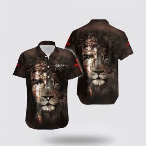 Jesus Hawaiian Shirt, Jesus And Lion…