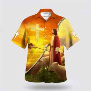 Christian Hawaiian Shirt, Jesus And The…