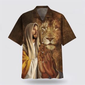 Christian Hawaiian Shirt, Jesus Christ Prayer…