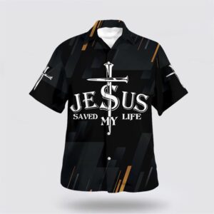 Christian Hawaiian Shirt, Jesus Christ Saved…