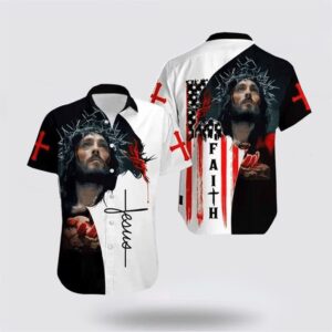 Jesus Hawaiian Shirt, Jesus Faith Hawaiin…