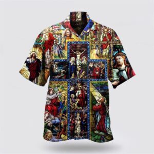 Christian Hawaiian Shirt, Jesus Faith Over…