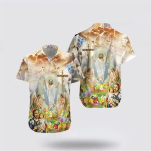 Jesus Hawaiian Shirt, Jesus Happy Easter…