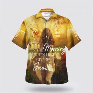 Christian Hawaiian Shirt, Jesus In The…