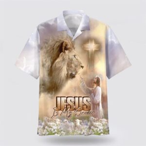 Christian Hawaiian Shirt, Jesus Is My…