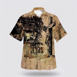 Christian Hawaiian Shirt, Jesus Is The…