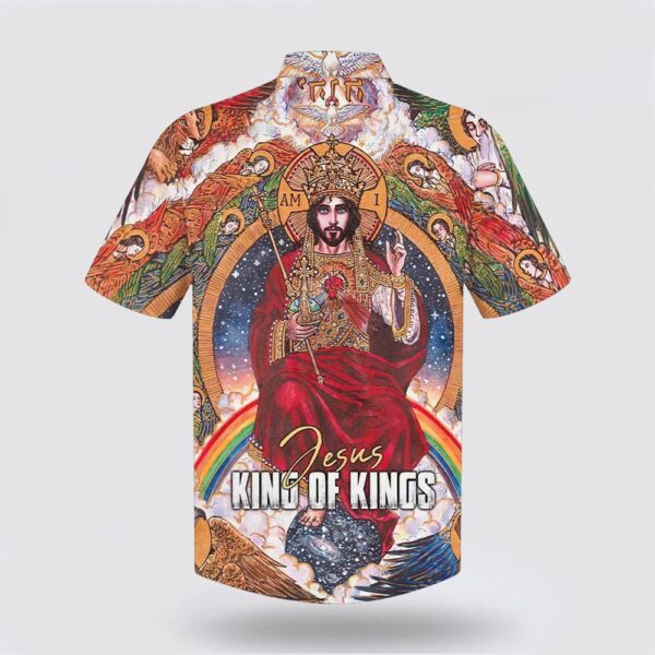 Christian Hawaiian Shirt, Jesus King Of Kings Hawaiian Shirt, Christian Clothing Hawaii