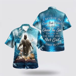 Jesus Hawaiian Shirt, Jesus Lion Lamb…