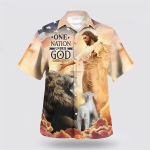 Christian Hawaiian Shirt, Jesus Open Arms…