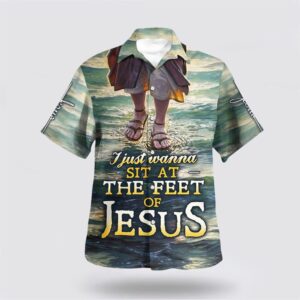 Christian Hawaiian Shirt, Jesus Walk On…