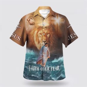 Christian Hawaiian Shirt, Jesus Walk On…