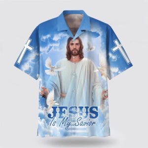 Jesus With His Arms Open Hawaiian Shirt Jesus Is My Savior Hawaiian Shirts Christian Hawaiian Shirt Christian Summer Short Sleeve Shirt 1 gofa6t.jpg