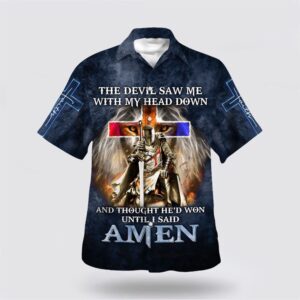 Christian Hawaiian Shirt, Knight Templar The…