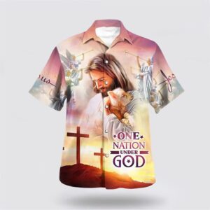 Christian Hawaiian Shirt, Lamb Of God…