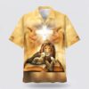Christian Hawaiian Shirt, Lion Of Judah Lamb Of God Jesus Christ Hawaiian Shirt, Christian Clothing Hawaii