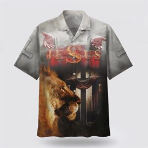 Christian Hawaiian Shirt, Lion Of Judah…