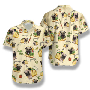 Mexican Hawaiian Shirt, Adorable Taco Pugs…