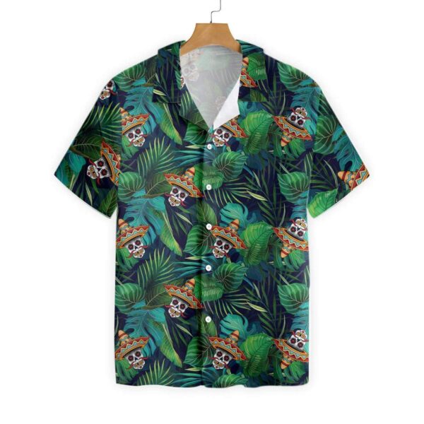 Mexican Hawaiian Shirt, Aloha Mexican Skull Hawaiian Shirt