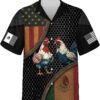 Mexican Hawaiian Shirt, American Mexican Rooster Hawaiian Shirts For Men