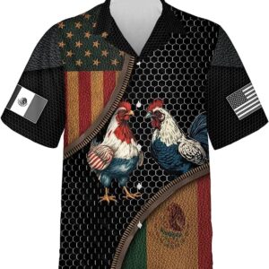 Mexican Hawaiian Shirt American Mexican Rooster Hawaiian Shirts For Men 1 ggpalf.jpg