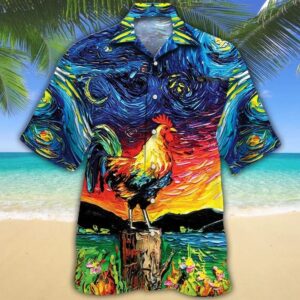 Mexican Hawaiian Shirt, Awesome Rooster Gift…