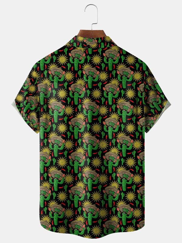 Mexican Hawaiian Shirt, Cinco De Mayo Cactus Hawaiian Shirt