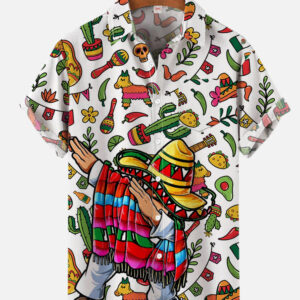 Mexican Hawaiian Shirt, Cinco De Mayo…