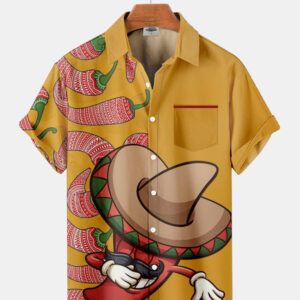 Mexican Hawaiian Shirt, Cinco De Mayo…