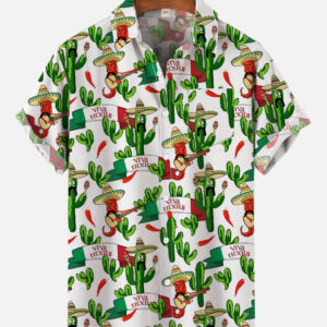 Mexican Hawaiian Shirt, Cinco De Mayo…