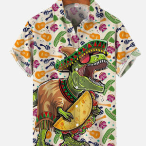 Mexican Hawaiian Shirt, Cinco De Mayo…