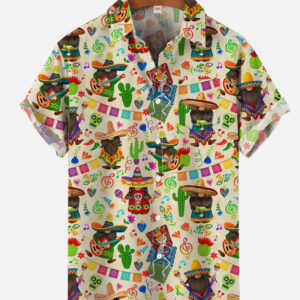 Mexican Hawaiian Shirt, Cinco De Mayo…