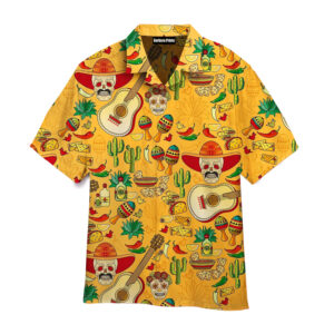 Mexican Hawaiian Shirt, Cinco De Mayo…