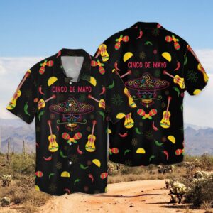 Mexican Hawaiian Shirt, Cinco De Mayo…