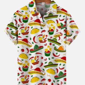 Mexican Hawaiian Shirt, Cinco De Mayo…