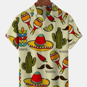 Mexican Hawaiian Shirt, Cinco De Mayo…