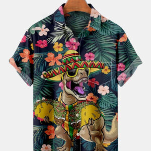 Mexican Hawaiian Shirt, Cinco De Mayo…