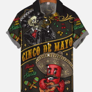 Mexican Hawaiian Shirt, Cinco de Mayo…