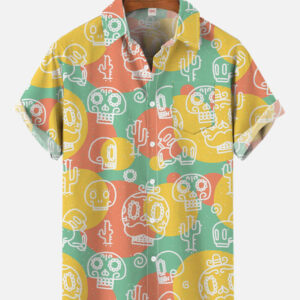 Mexican Hawaiian Shirt, Colorful Cinco De…