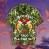 Mexican Hawaiian Shirt, Dabbing Taco Bell Christmas Hawaiian Shirt
