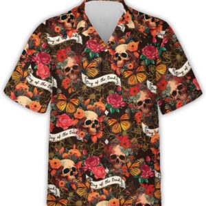 Mexican Hawaiian Shirt, Day Of The…