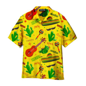 Mexican Hawaiian Shirt, Fiesta Party Mexico…