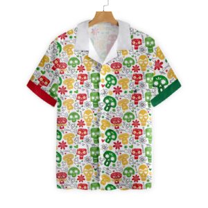 Mexican Hawaiian Shirt, Funny Mexican Skull…