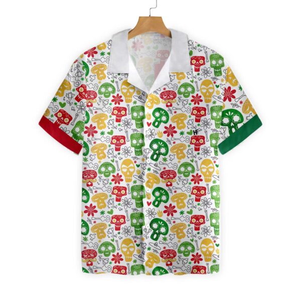 Mexican Hawaiian Shirt, Funny Mexican Skull Hawaiian Shirt