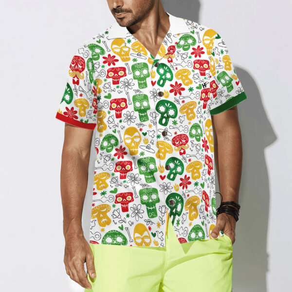 Mexican Hawaiian Shirt, Funny Mexican Skull Hawaiian Shirt