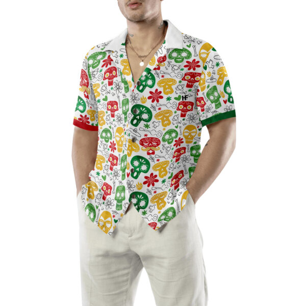 Mexican Hawaiian Shirt, Funny Mexican Skull Hawaiian Shirt