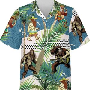 Mexican Hawaiian Shirt, Funny Mexico Bigfoot…