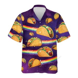 Mexican Hawaiian Shirt, Galaxy Rainbow Tacos…